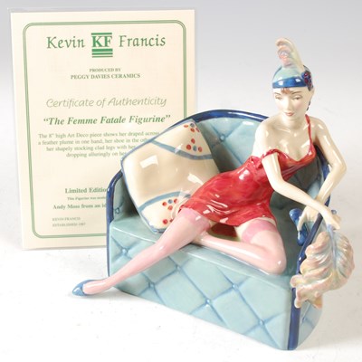 Lot 155 - Peggy Davies Ceramics, an Art Deco style...