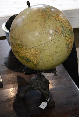 Lot 339 - J. Lebegue & Co., A Terrestrial Globe on a...