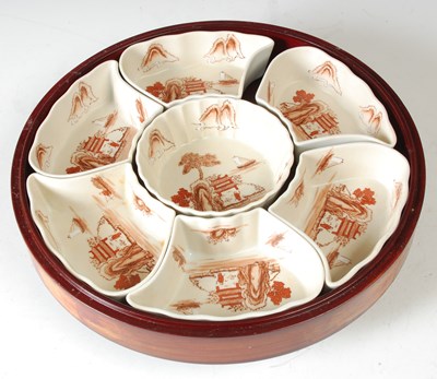 Lot 242 - A 20th century revolving Lazy Susan / hor...