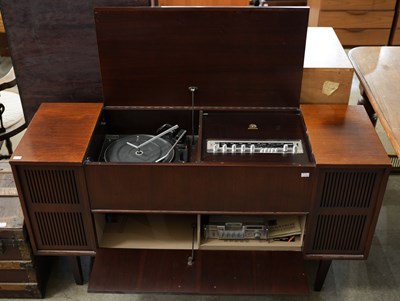 Lot 579 - A mid-century Transpower Radiogram, the top...