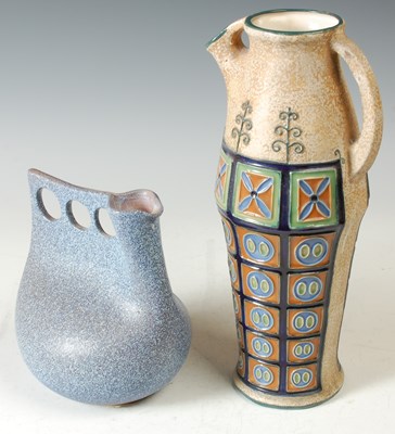 Lot 293 - An early 20th century Amphora pottery pitcher...