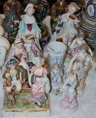 Lot 321 - A group of eight assorted Continental...