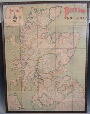 Lot 465 - Perrier Motor Map of Scotland (likely...