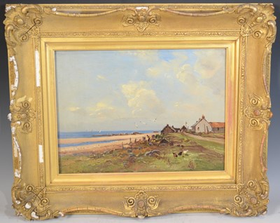 Lot 459 - Mary Robertson (20th century) Seaside scene...