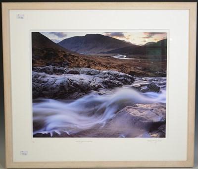 Lot 475 - Michael Stirling-Aird Evening light over Loch...