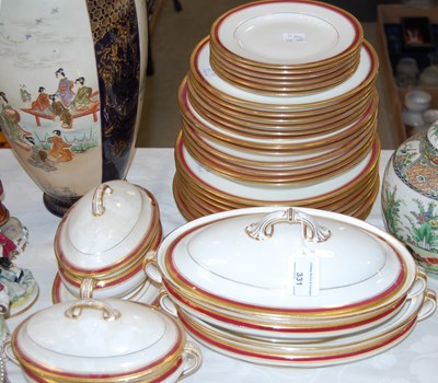 Lot 331 - A Mintons part dinner service, pattern No. 83964