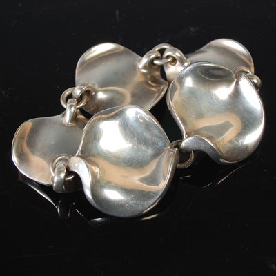 Lot 1 - Hans Hansen, for Georg Jensen, a silver...