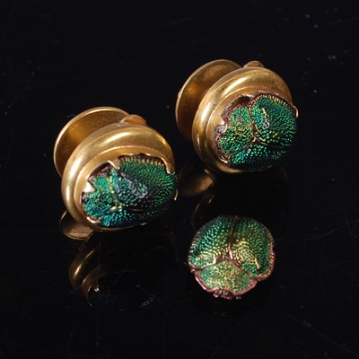Lot 31 - A pair of vintage West's Patent, yellow metal...