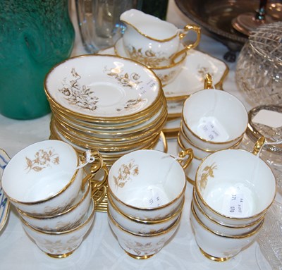 Lot 350 - A Paragon part teaset in the 'Golden Glory'...