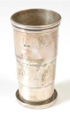 Lot 108A - A Victorian silver telescopic shot / tot cup,...