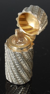 Lot 118 - A Victorian silver scent bottle, London, 1886,...