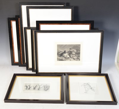 Lot 415 - A collection of engravings and prints, some...