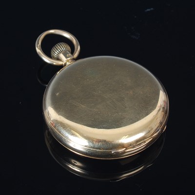 Lot 157 - An 18ct gold cased Hunter pocket watch, with...