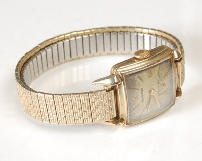 Lot 161 - A 10ct gold filled Longines gentleman's...