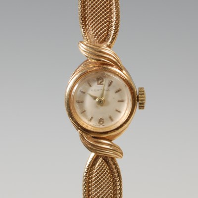 Lot 162 - A ladies 9ct gold cased Certina wristwatch...