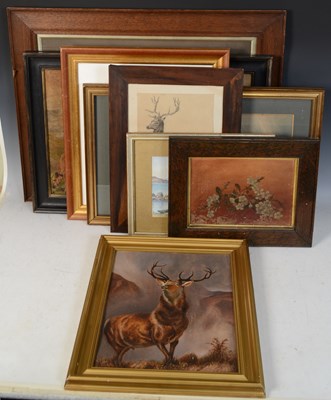 Lot 423 - A collection of pictures to include a Monarch...