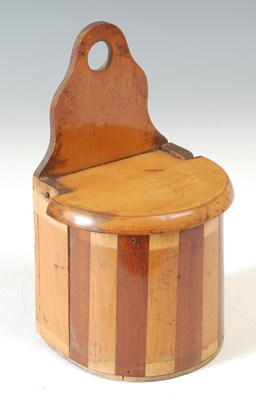 Lot 163 - A 19th century Scottish staved treen wall...
