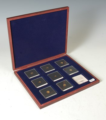 Lot 180 - Windsor Mint, a cased set of eight 14ct gold...