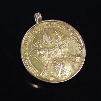 Lot 186 - A 9ct gold London Midland and Scottish Railway...