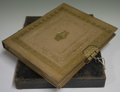 Lot 195 - An early 19th century gilt metal mounted...