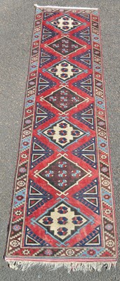 Lot 673 - A Persian runner, 20th century, the...