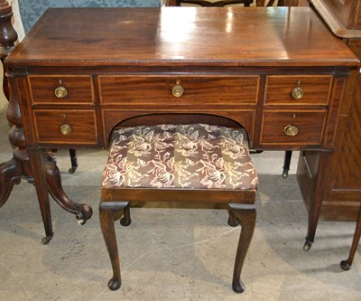 Lot 701 - An early 20th century mahogany dressing table,...