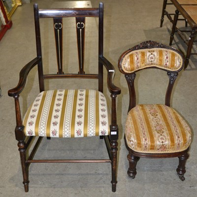 Lot 709 - An early 20th century armchair, in the Art...