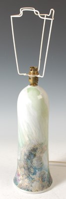 Lot 332 - A 20th century Highland Stoneware table lamp,...