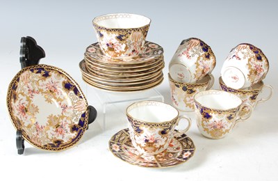 Lot 368 - A Royal Crown Derby Imari Pattern part tea...