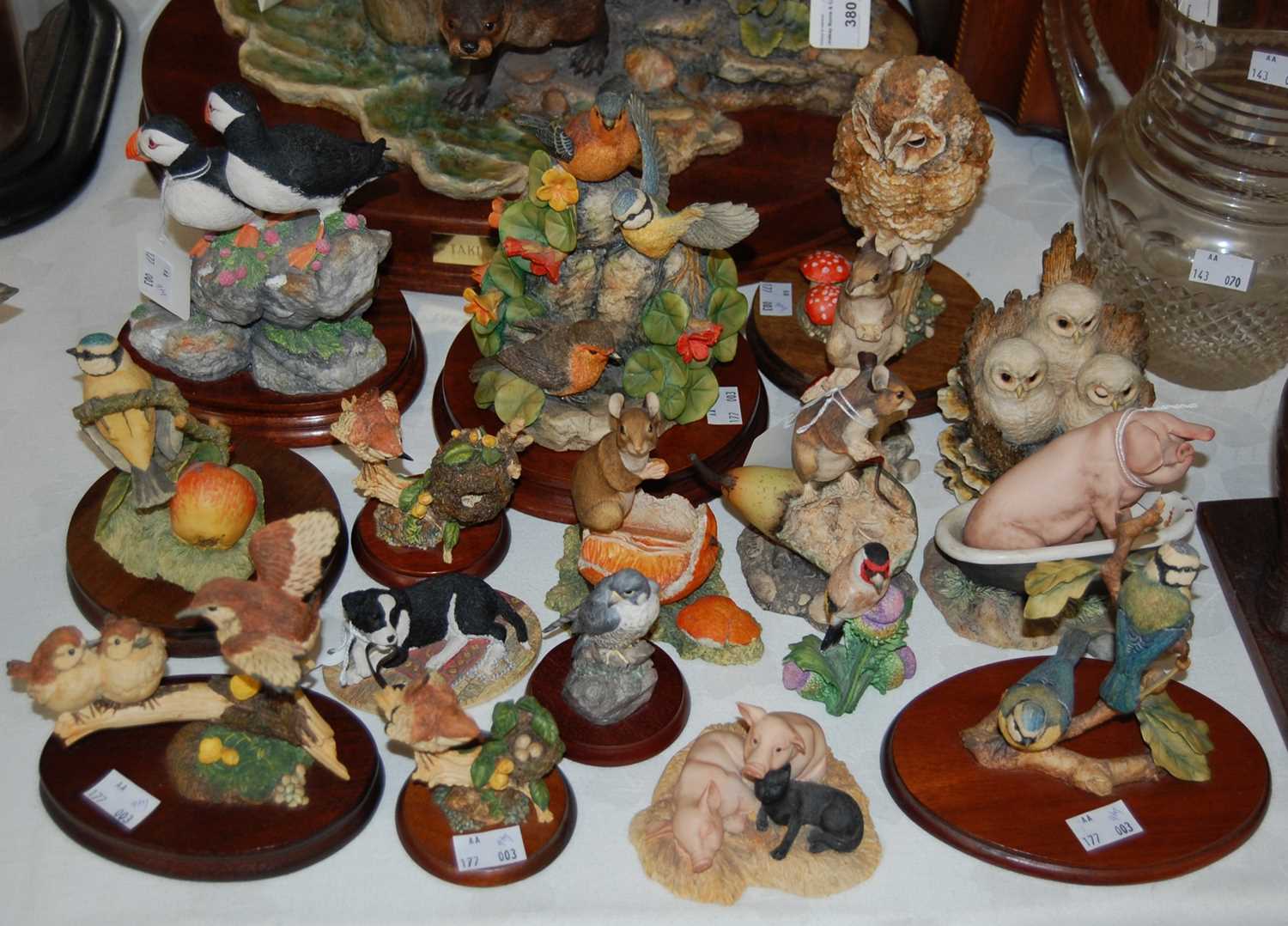 Lot 380 - A large group of Border Fine Art figures to...