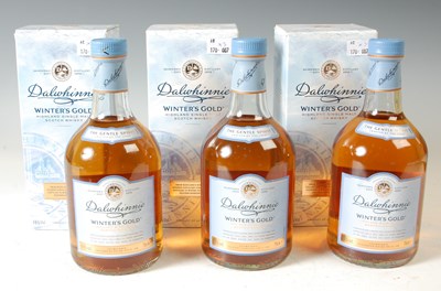Lot 270 - Three boxed bottles of Dalwhinnie Winter's...