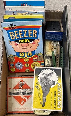 Lot 467 - A box of assorted games, to include a part...