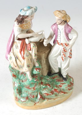 Lot 297 - A 19th century Staffordshire pottery figure...