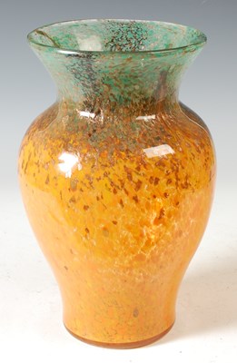 Lot 314 - A Monart glass vase, shape 'JK', mottled...