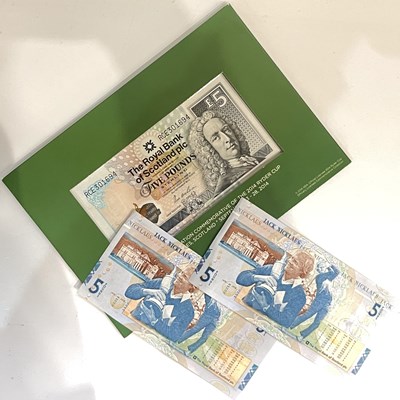 Lot 193 - A collection of assorted banknotes, to include...