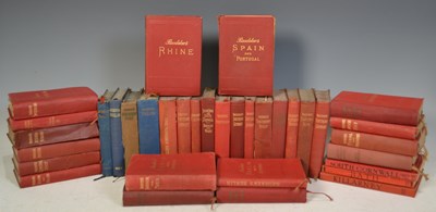 Lot 461 - Antique Travel guides, a large collection of...