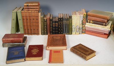 Lot 464 - A collection of antique books ranging from the...