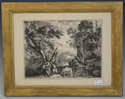 Lot 553 - Henri Mauperché (1602-1686) A scene depicting...