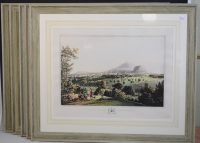 Lot 543 - After John Clark Views in Scotland, drawn on...