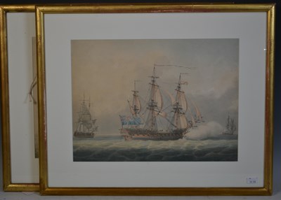 Lot 587 - Naval interest, 19th/ 20th century two scenes...