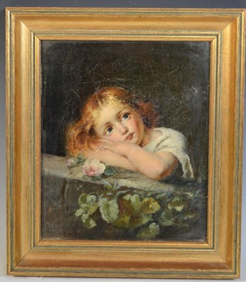 Lot 554 - 19th century European school Young girl...