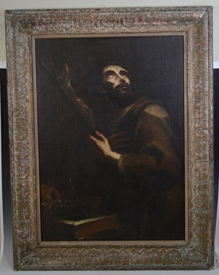 Lot 557 - Manner of Jusepe De Ribera The penitent St...