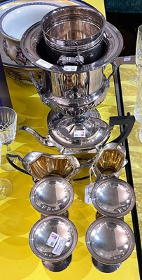 Lot 384 - A group of assorted EP ware, to include four...