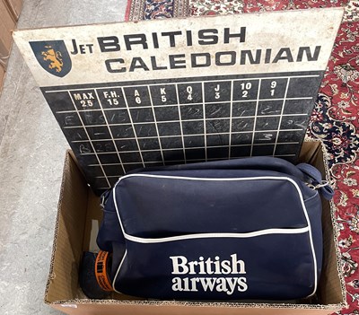 Lot 513 - Aviation interest: a box of assorted aviation...