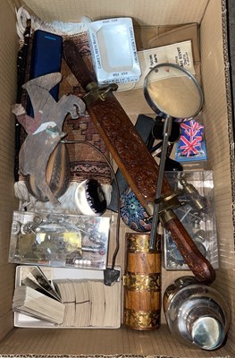 Lot 509 - A box of assorted items, to include cocktail...