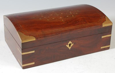 Lot 288 - A 20th century Anglo-Indian brass inlaid...