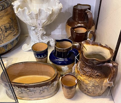 Lot 248 - A collection of seven pieces of Doulton...