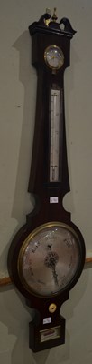 Lot 612 - A 19th century mahogany barometer, 'Ciceri &...