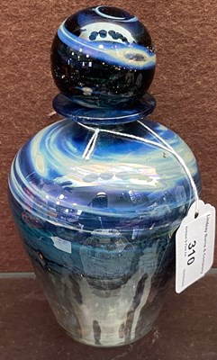Lot 310 - An Isle of Wight glass decanter and stopper,...