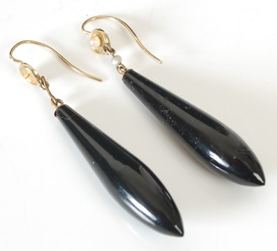 Lot 26 - A pair of late 19th century 15ct gold-mounted...